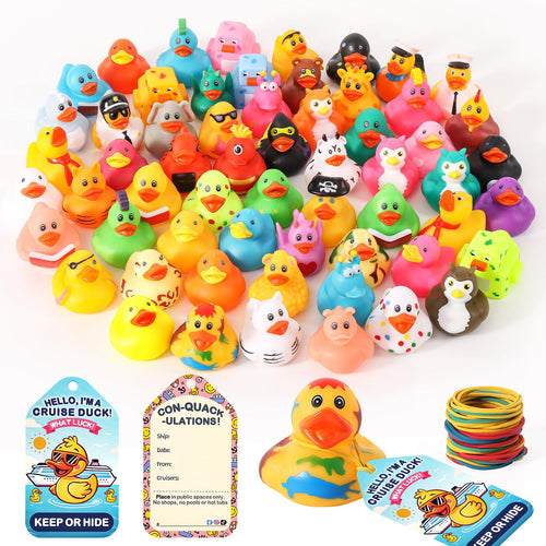 Cruise Duck Hiding Kit - 60 Ducks, 60 Tags & 60 Bands